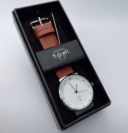 TOMI T-091 Men's Round Dial Watch - Tomi Watches