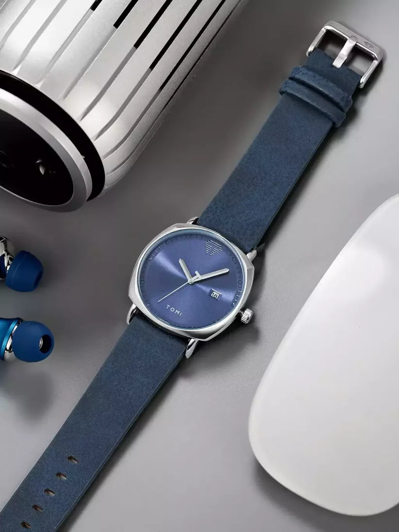 TOMI T-044 Men's Watch Leather Strap - Tomi Watches