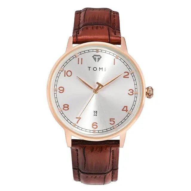 TOMI T-108 Unisex Quartz Date Watch For Men's - Tomi Watches