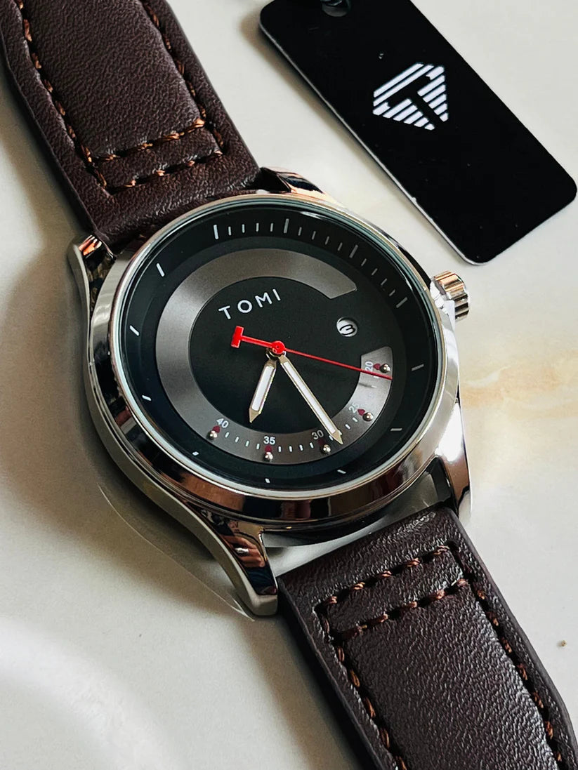 TOMI T-099 Men's Watch with Pen Gift Set - Tomi Watches