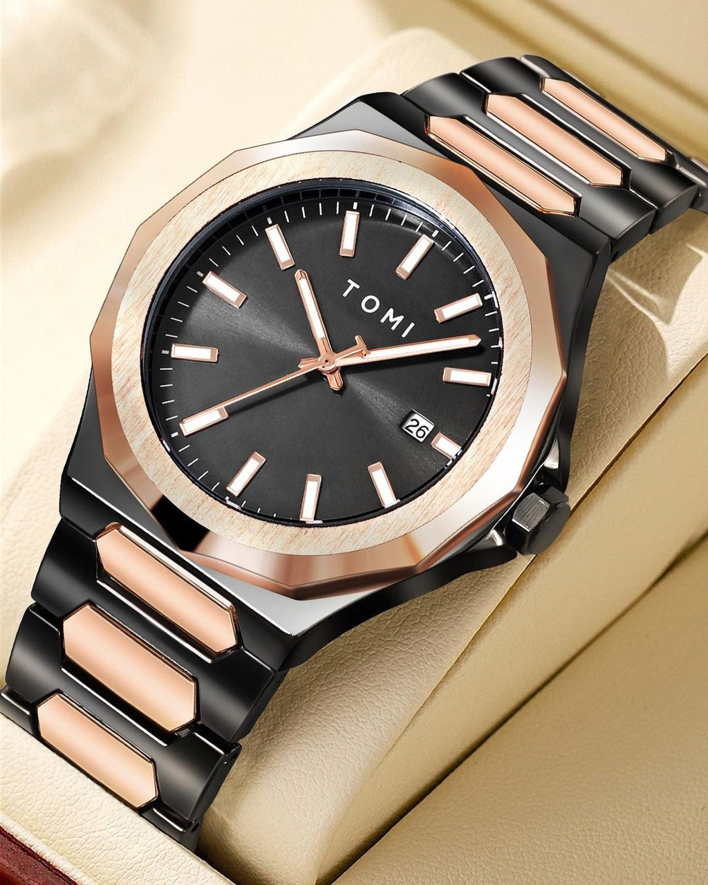 TOMI T-301 New Men's Luxury Watch Gift Box Set - Tomi Watches