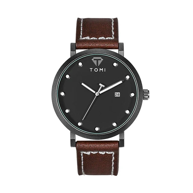 TOMI Luxury Watch Date Quartz T-074 - Tomi Watches