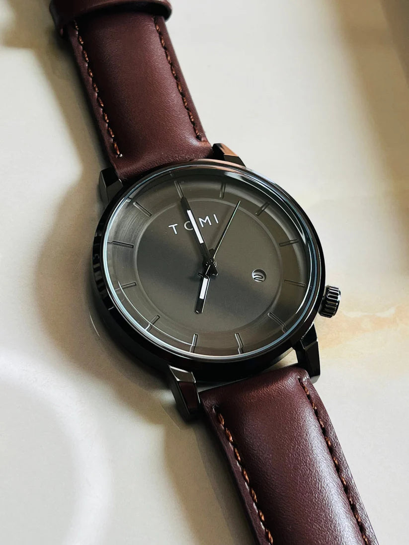 TOMI T-101 Men's Casual Quartz Watch with Date Display - Tomi Watches