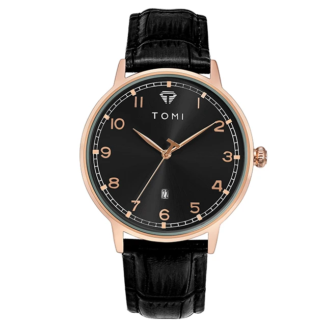 TOMI T-108 Unisex Quartz Date Watch For Men's - Tomi Watches