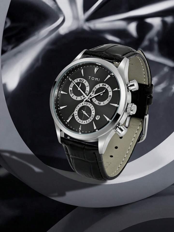 TOMI T-602 Chronograph Premium Luxury Business Men's Watch - Tomi Watches