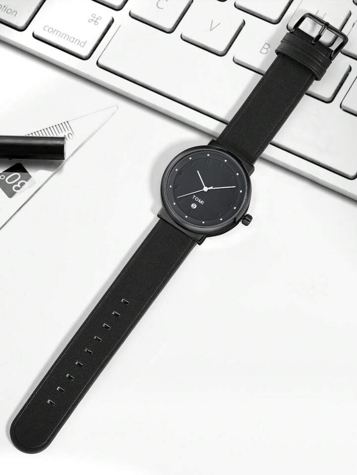 TOMI T-091 Men's Round Dial Watch - Tomi Watches