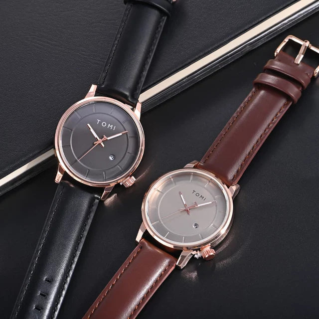 TOMI T-101 Men's Casual Quartz Watch with Date Display - Tomi Watches