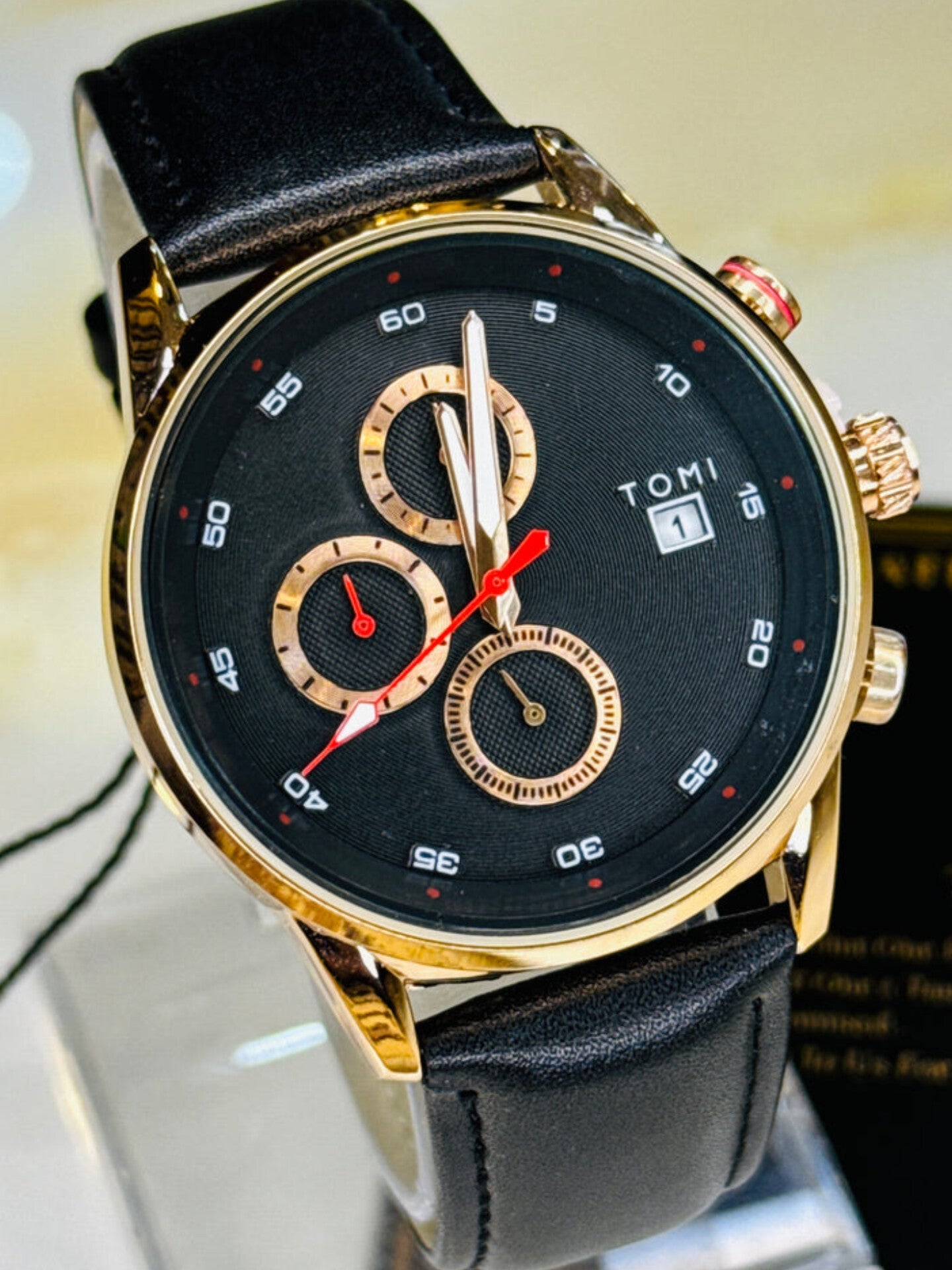 TOMI T-601 Luxury Watch Tie Pin & Cufflinks Set - Tomi Watches