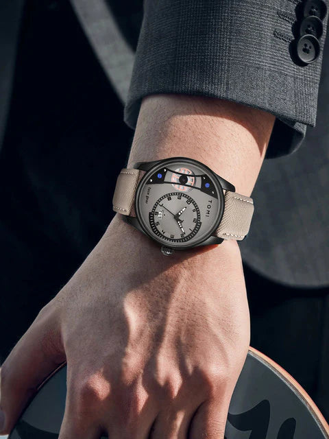 TOMI T-105 Dual Strap Face Gear Watch - Tomi Watches